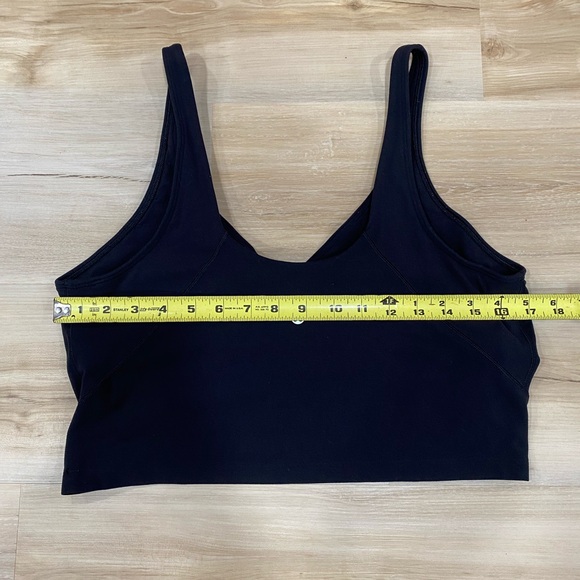 Lululemon Align Tank Top Black Gray Camo Athletic Crop Top Women’s Size 14 - Picture 9 of 10